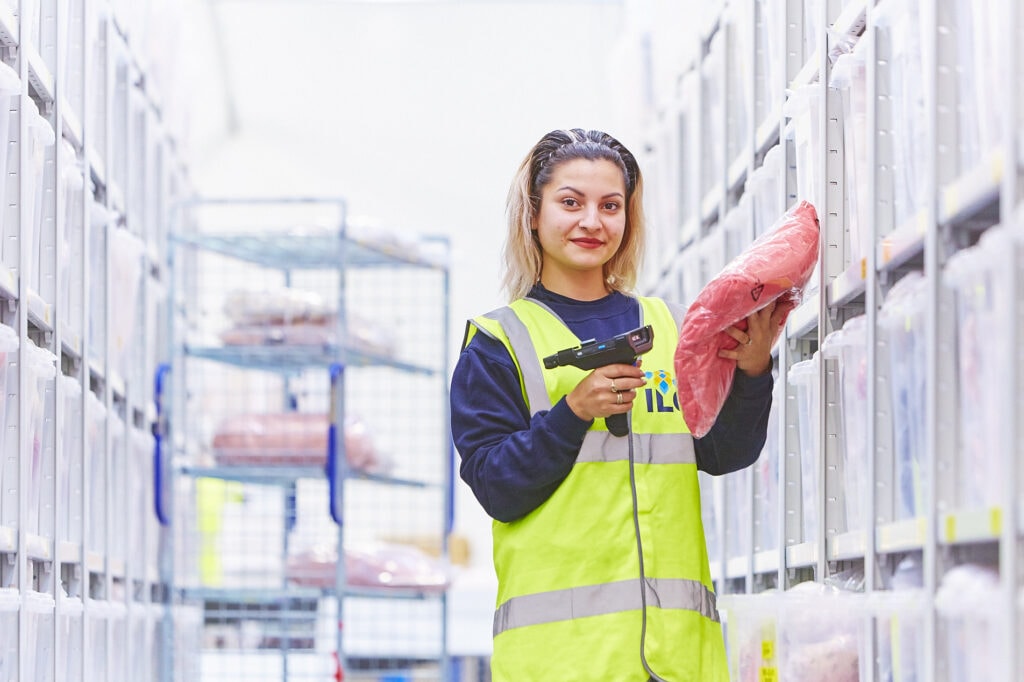 Packing at Salfords warehouse ILG